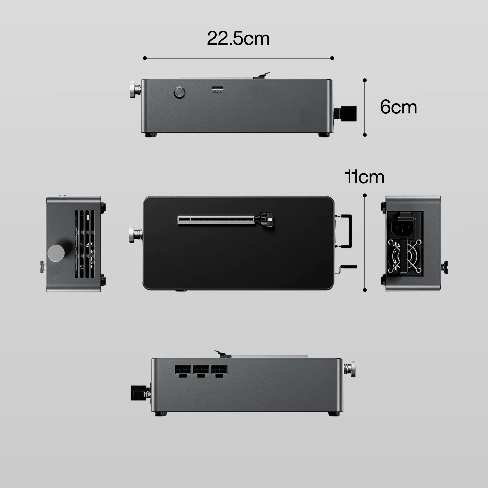 800W OCuLink GPU Docking Station – High-Performance External GPU Enclosure - Image 7